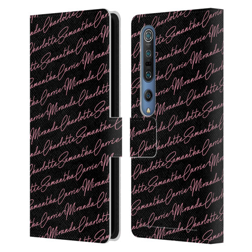 Sex and The City: Television Series Graphics Name Pattern Leather Book Wallet Case Cover For Xiaomi Mi 10 5G / Mi 10 Pro 5G