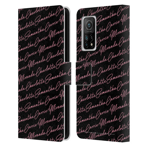 Sex and The City: Television Series Graphics Name Pattern Leather Book Wallet Case Cover For Xiaomi Mi 10T 5G