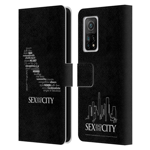 Sex and The City: Television Series Graphics Shoe Leather Book Wallet Case Cover For Xiaomi Mi 10T 5G