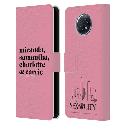 Sex and The City: Television Series Graphics Character 2 Leather Book Wallet Case Cover For Xiaomi Redmi Note 9T 5G
