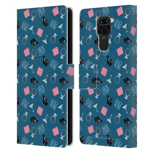 Sex and The City: Television Series Graphics Pattern Leather Book Wallet Case Cover For Xiaomi Redmi Note 9 / Redmi 10X 4G