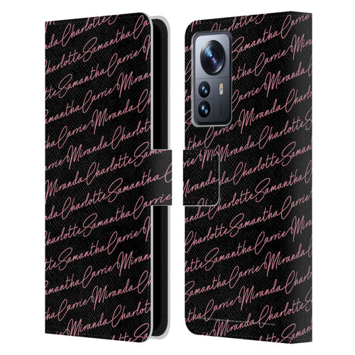 Sex and The City: Television Series Graphics Name Pattern Leather Book Wallet Case Cover For Xiaomi 12 Pro