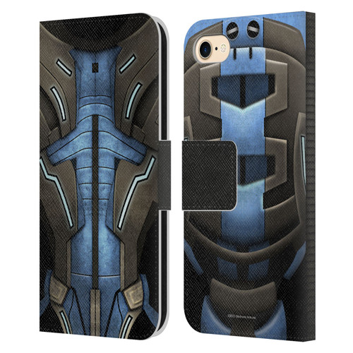 EA Bioware Mass Effect Armor Collection Garrus Vakarian Leather Book Wallet Case Cover For Apple iPhone 7 / 8 / SE 2020 & 2022