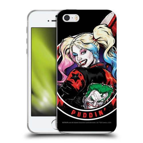 Batman DC Comics Harley Quinn Graphics Puddin Soft Gel Case for Apple iPhone 5 / 5s / iPhone SE 2016