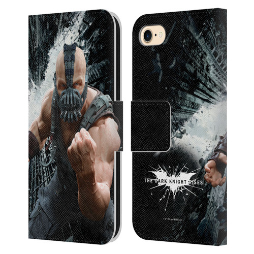 The Dark Knight Rises Character Art Bane Leather Book Wallet Case Cover For Apple iPhone 7 / 8 / SE 2020 & 2022