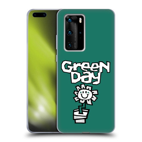 Green Day Graphics Flower Soft Gel Case for Huawei P40 Pro / P40 Pro Plus 5G