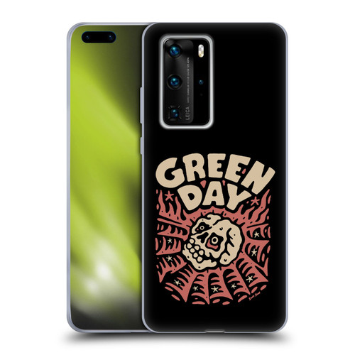 Green Day Graphics Skull Spider Soft Gel Case for Huawei P40 Pro / P40 Pro Plus 5G