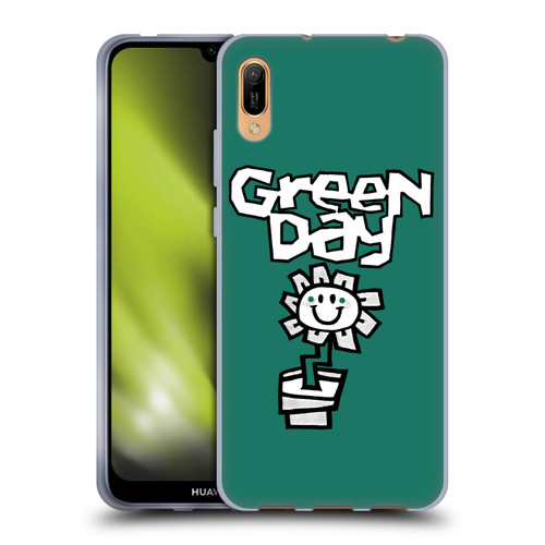 Green Day Graphics Flower Soft Gel Case for Huawei Y6 Pro (2019)