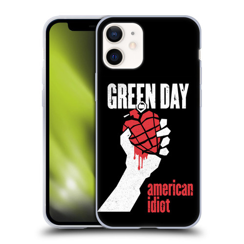 Green Day Graphics American Idiot Soft Gel Case for Apple iPhone 12 Mini