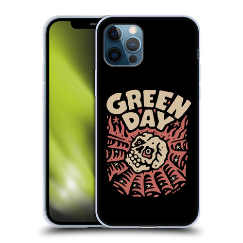 Green Day Graphics Skull Spider Soft Gel Case for Apple iPhone 12 / iPhone 12 Pro