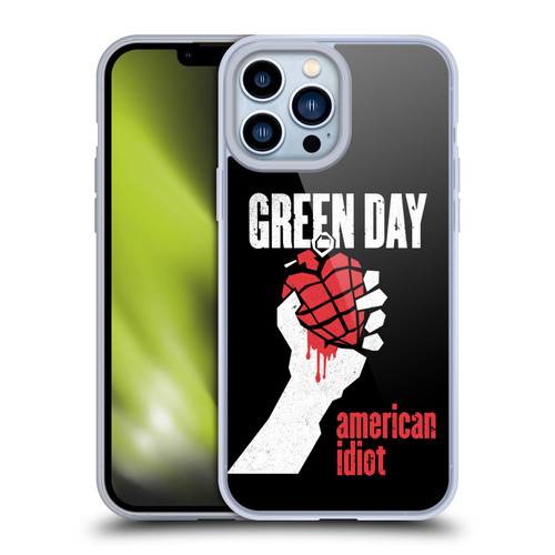 Green Day Graphics American Idiot Soft Gel Case for Apple iPhone 13 Pro Max