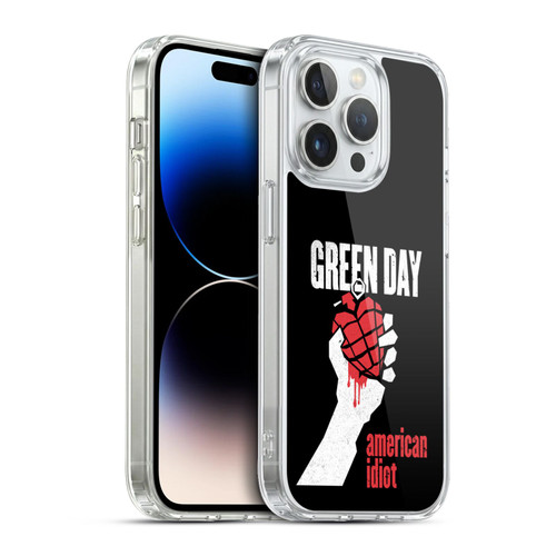 Green Day Graphics American Idiot Soft Gel Case for Apple iPhone 13 Pro