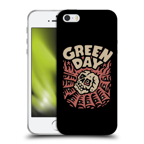 Green Day Graphics Skull Spider Soft Gel Case for Apple iPhone 5 / 5s / iPhone SE 2016