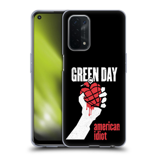 Green Day Graphics American Idiot Soft Gel Case for OPPO A54 5G