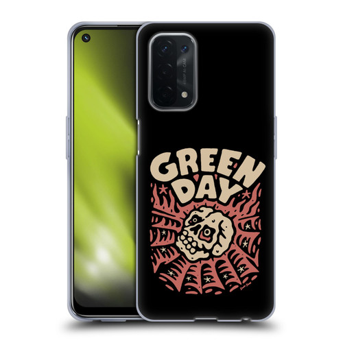 Green Day Graphics Skull Spider Soft Gel Case for OPPO A54 5G