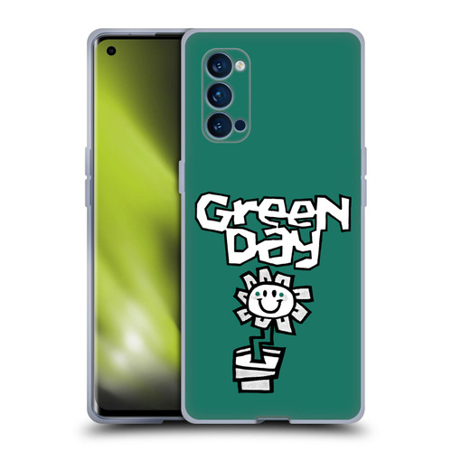 Green Day Graphics Flower Soft Gel Case for OPPO Reno 4 Pro 5G
