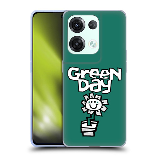 Green Day Graphics Flower Soft Gel Case for OPPO Reno8 Pro