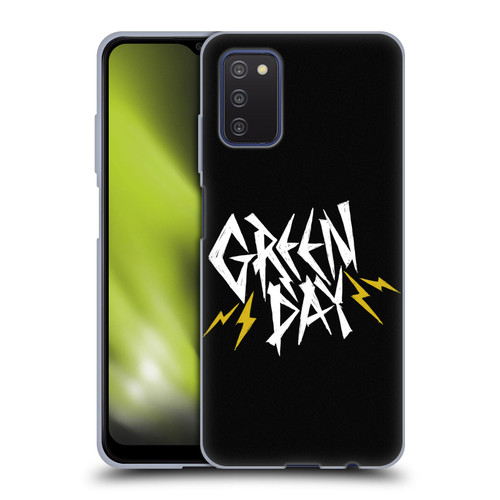 Green Day Graphics Bolts Soft Gel Case for Samsung Galaxy A03s (2021)