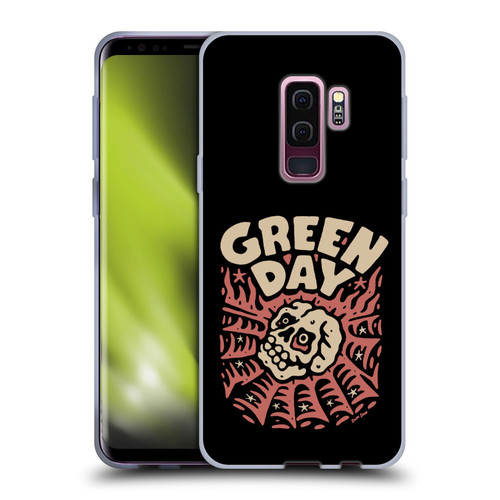 Green Day Graphics Skull Spider Soft Gel Case for Samsung Galaxy S9+ / S9 Plus