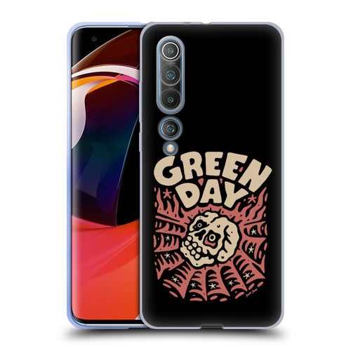 Green Day Graphics Skull Spider Soft Gel Case for Xiaomi Mi 10 5G / Mi 10 Pro 5G