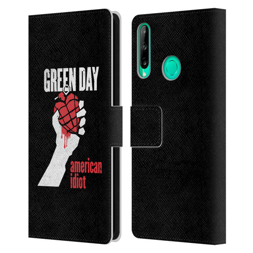 Green Day Graphics American Idiot Leather Book Wallet Case Cover For Huawei P40 lite E