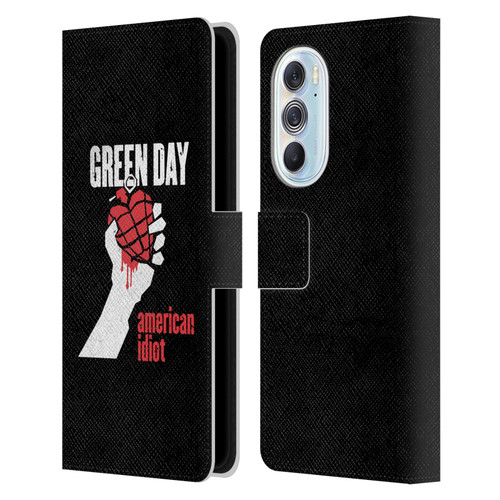 Green Day Graphics American Idiot Leather Book Wallet Case Cover For Motorola Edge X30