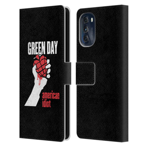 Green Day Graphics American Idiot Leather Book Wallet Case Cover For Motorola Moto G (2022)