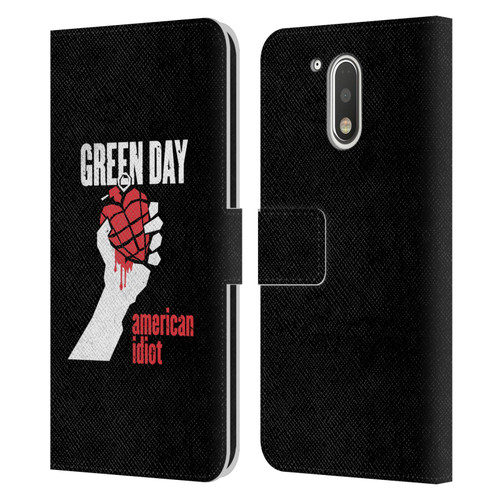 Green Day Graphics American Idiot Leather Book Wallet Case Cover For Motorola Moto G41