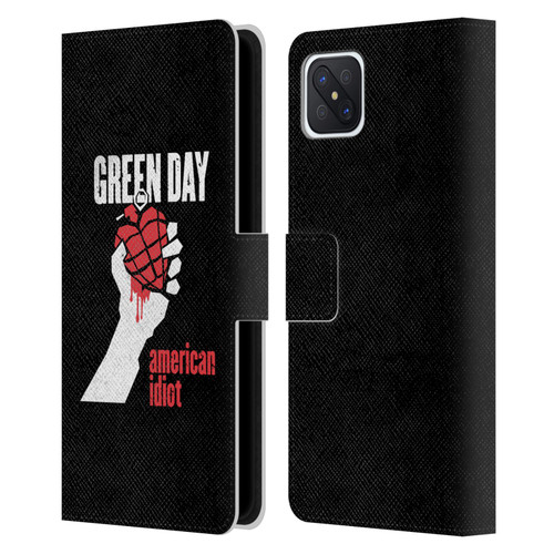 Green Day Graphics American Idiot Leather Book Wallet Case Cover For OPPO Reno4 Z 5G