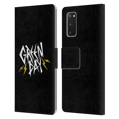 Green Day Graphics Bolts Leather Book Wallet Case Cover For Samsung Galaxy S20 / S20 5G