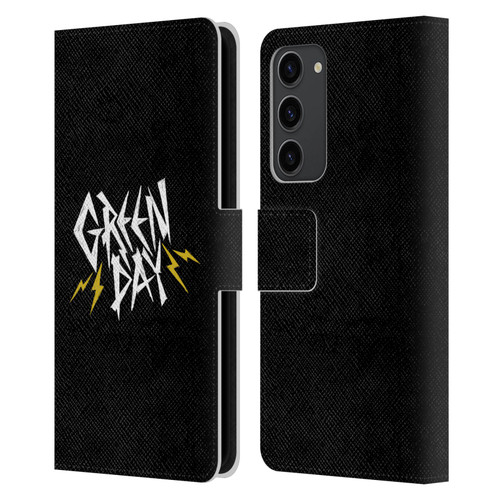 Green Day Graphics Bolts Leather Book Wallet Case Cover For Samsung Galaxy S23+ 5G