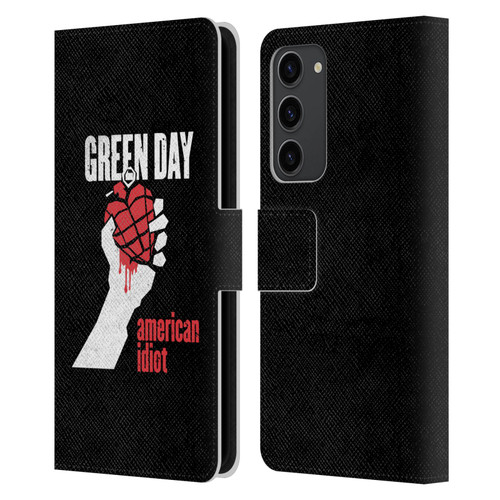 Green Day Graphics American Idiot Leather Book Wallet Case Cover For Samsung Galaxy S23+ 5G