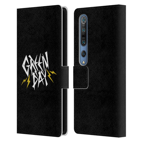 Green Day Graphics Bolts Leather Book Wallet Case Cover For Xiaomi Mi 10 5G / Mi 10 Pro 5G