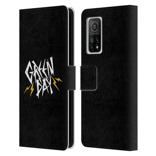 Green Day Graphics Bolts Leather Book Wallet Case Cover For Xiaomi Mi 10T 5G