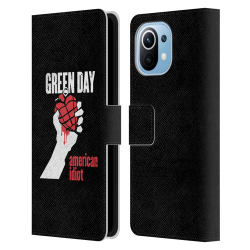 Green Day Graphics American Idiot Leather Book Wallet Case Cover For Xiaomi Mi 11