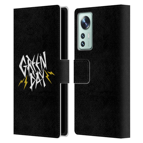 Green Day Graphics Bolts Leather Book Wallet Case Cover For Xiaomi 12