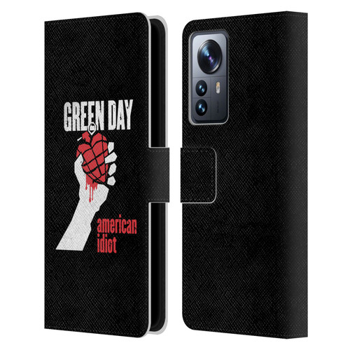Green Day Graphics American Idiot Leather Book Wallet Case Cover For Xiaomi 12 Pro