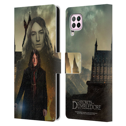 Fantastic Beasts: Secrets of Dumbledore Character Art Credence Barebone Leather Book Wallet Case Cover For Huawei Nova 6 SE / P40 Lite