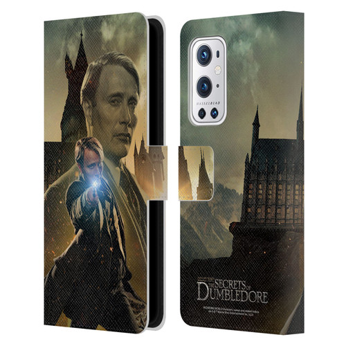 Fantastic Beasts: Secrets of Dumbledore Character Art Gellert Grindelwald Leather Book Wallet Case Cover For OnePlus 9 Pro