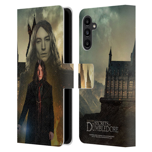 Fantastic Beasts: Secrets of Dumbledore Character Art Credence Barebone Leather Book Wallet Case Cover For Samsung Galaxy A13 5G (2021)