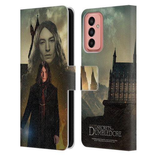 Fantastic Beasts: Secrets of Dumbledore Character Art Credence Barebone Leather Book Wallet Case Cover For Samsung Galaxy M13 (2022)