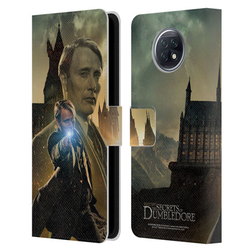 Fantastic Beasts: Secrets of Dumbledore Character Art Gellert Grindelwald Leather Book Wallet Case Cover For Xiaomi Redmi Note 9T 5G