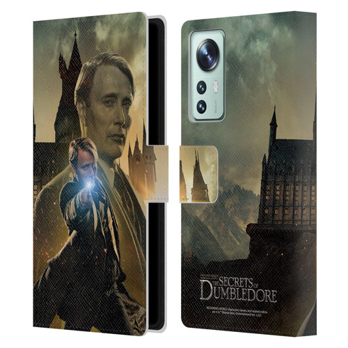 Fantastic Beasts: Secrets of Dumbledore Character Art Gellert Grindelwald Leather Book Wallet Case Cover For Xiaomi 12
