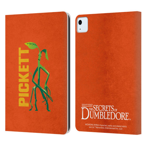 Fantastic Beasts: Secrets of Dumbledore Graphic Badges Pickett Leather Book Wallet Case Cover For Apple iPad Air 2020 / 2022