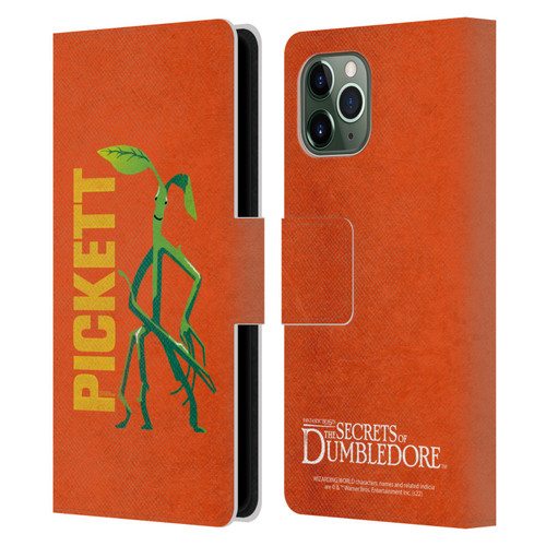 Fantastic Beasts: Secrets of Dumbledore Graphic Badges Pickett Leather Book Wallet Case Cover For Apple iPhone 11 Pro