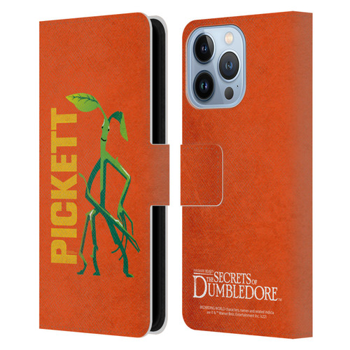Fantastic Beasts: Secrets of Dumbledore Graphic Badges Pickett Leather Book Wallet Case Cover For Apple iPhone 13 Pro
