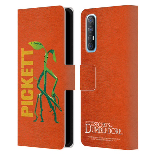 Fantastic Beasts: Secrets of Dumbledore Graphic Badges Pickett Leather Book Wallet Case Cover For OPPO Find X2 Neo 5G