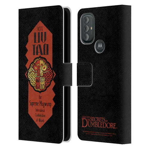 Fantastic Beasts: Secrets of Dumbledore Graphics Liu Tao Leather Book Wallet Case Cover For Motorola Moto G10 / Moto G20 / Moto G30