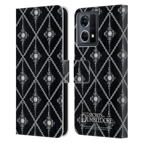 Fantastic Beasts: Secrets of Dumbledore Graphics Blood Troth Pattern Leather Book Wallet Case Cover For OPPO Reno8 4G