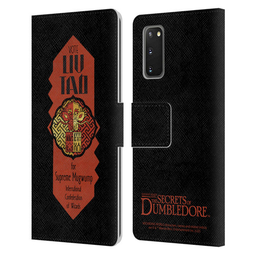 Fantastic Beasts: Secrets of Dumbledore Graphics Liu Tao Leather Book Wallet Case Cover For Samsung Galaxy S20 / S20 5G